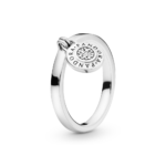 טבעת כסף סוגר חתימת PANDORA