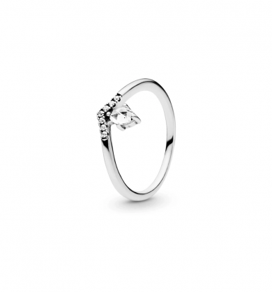 Silver ring with grey enamel