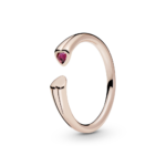טבעת PANDORA רוז שני לבבות