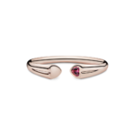 טבעת PANDORA רוז שני לבבות