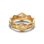 טבעת ציפוי זהב Dragon Crown משחקי הכס