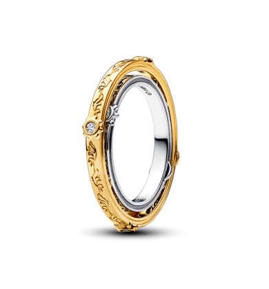 טבעת כסף לוגו PANDORA בוהק